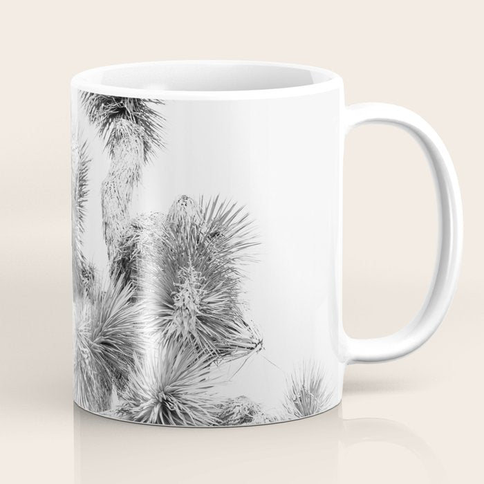 Twisted Joshua Tree - Black and White Photography Coffee Mug Gallery Image 1