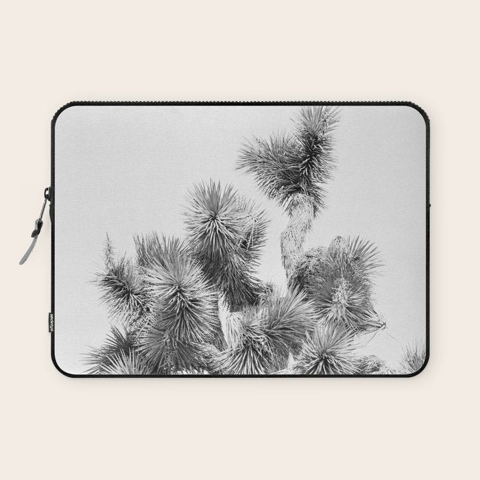 Twisted Joshua Tree - Black and White Photography Laptop Sleeve Gallery Image 1