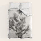 Twisted Joshua Tree - Black and White Photography Duvet Cover Gallery Image 6
