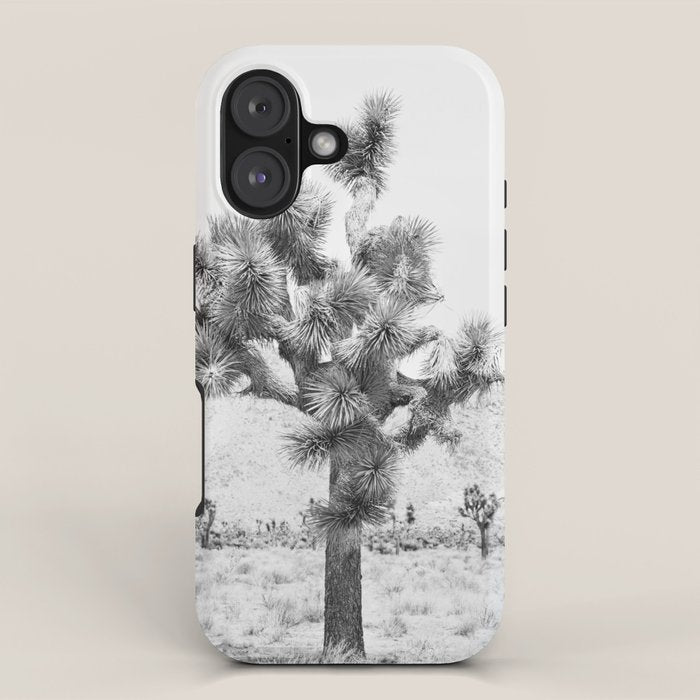 Twisted Joshua Tree - Black and White Photography iPhone Case Gallery Image 1