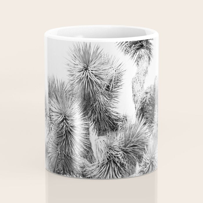 Twisted Joshua Tree - Black and White Photography Coffee Mug Gallery Image 4