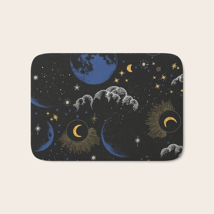 Night sky of stars 24 Bath Mat Gallery Image 1
