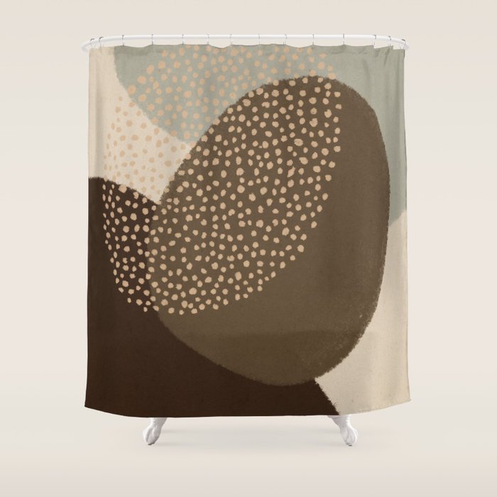 Modern Abstract Shapes #4 Shower Curtain Gallery Image 1