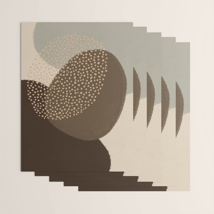 Modern Abstract Shapes #4 Wrapping Paper Gallery Image 3