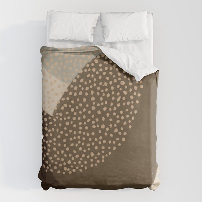 Modern Abstract Shapes #4 Duvet Cover Gallery Image 1