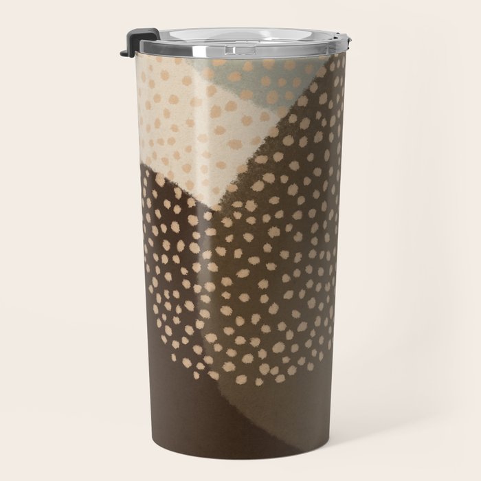 Modern Abstract Shapes #4 Travel Mug Gallery Image 3
