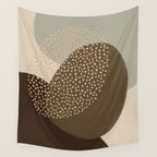 Modern Abstract Shapes #4 Wall Tapestry Gallery Image 4