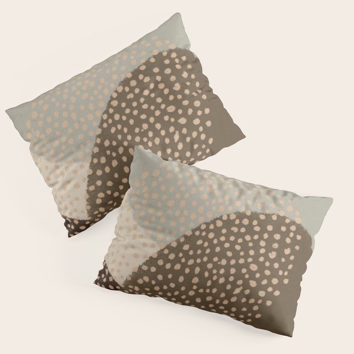 Modern Abstract Shapes #4 Pillow Sham Gallery Image 1