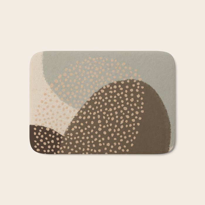 Modern Abstract Shapes #4 Bath Mat Gallery Image 1