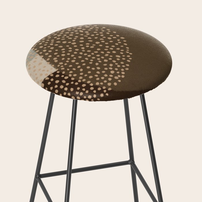 Modern Abstract Shapes #4 Stool Gallery Image 2
