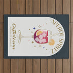  Aperol Spritz Cocktail Zodiac Sign Outdoor Rug Gallery Image 1