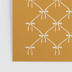 Bows & Ribbons Pattern XVIII Orange Poster Gallery Image 3