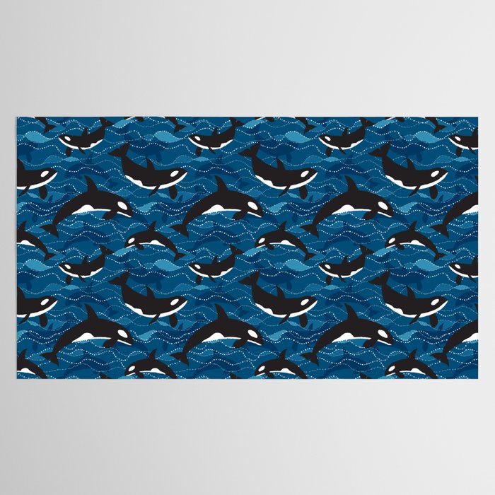 Deep Sea Orca Tablecloth Gallery Image 2