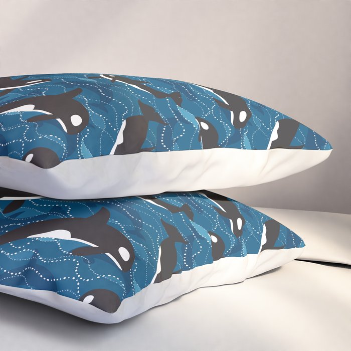 Deep Sea Orca Pillow Sham Gallery Image 3