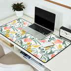 Flora Australis White Desk Mat Gallery Image 2