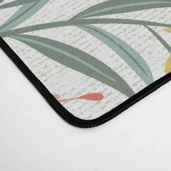 Flora Australis White Desk Mat Gallery Image 4