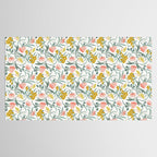 Flora Australis White Tablecloth Gallery Image 2