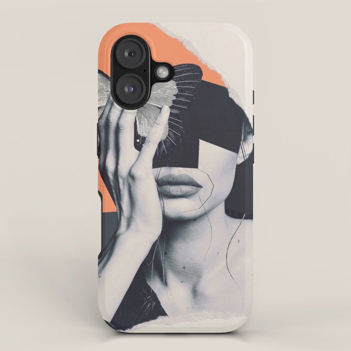 collage art / butterfly iPhone Case Gallery Image 1