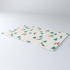 Snowboarding Illustration Pattern Rug Gallery Image 3