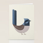 Whimsy Superb Fairywren Stationery Card Gallery Image 2
