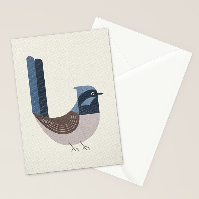 Whimsy Superb Fairywren Stationery Card Gallery Image 2