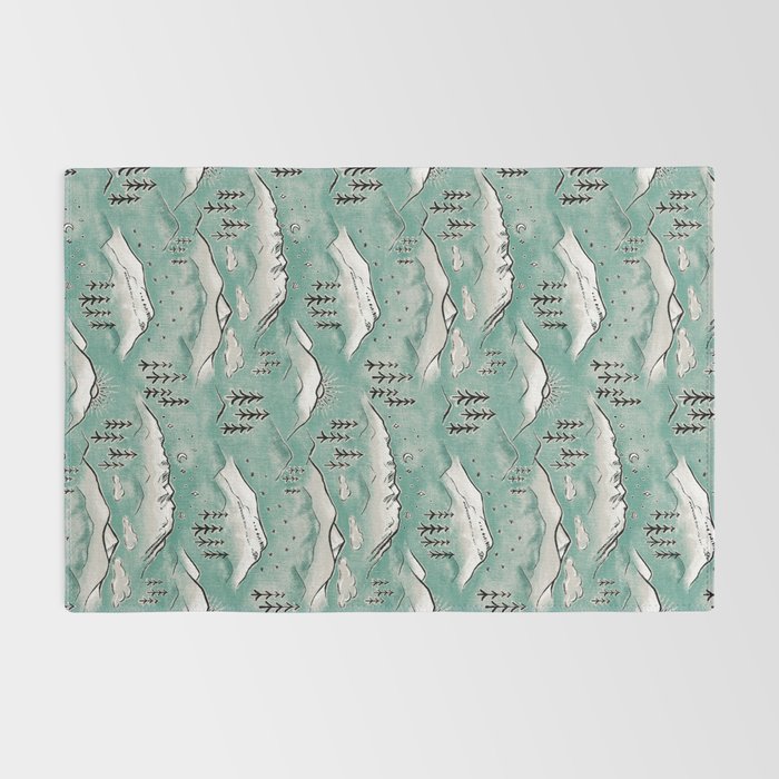 Monte Vista - Turquoise and silver Rug Gallery Image 2