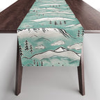Monte Vista - Turquoise and silver Table Runner Gallery Image 1