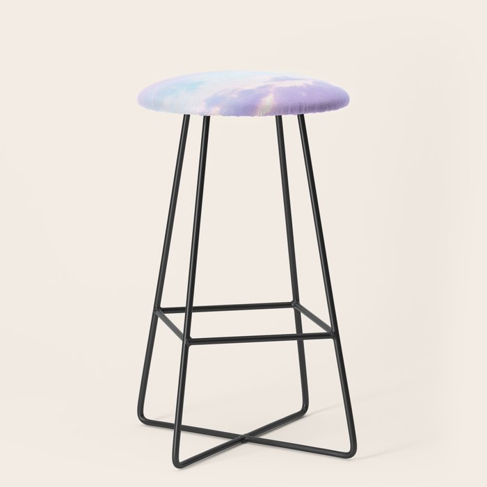 Unicorn Pastel Clouds #1 #decor #art #society6 Stool Gallery Image 1