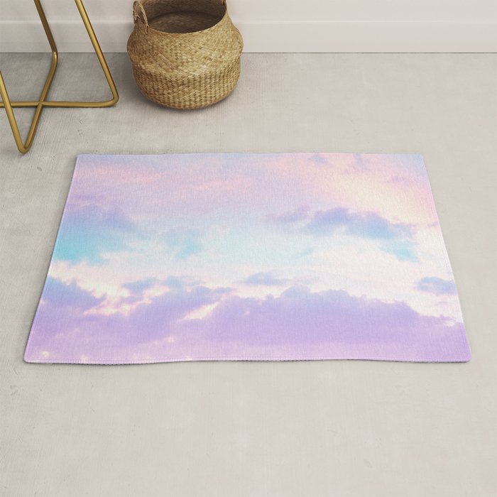 Unicorn Pastel Clouds #1 #decor #art #society6 Rug Gallery Image 1