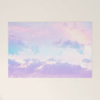 Unicorn Pastel Clouds #1 #decor #art #society6 Welcome Mat Gallery Image 1