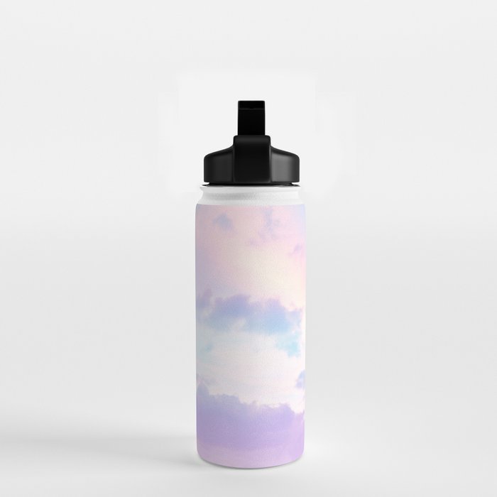 Unicorn Pastel Clouds #1 #decor #art #society6 Water Bottle Gallery Image 2