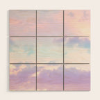 Unicorn Pastel Clouds #1 #decor #art #society6 Wood Wall Art Gallery Image 1