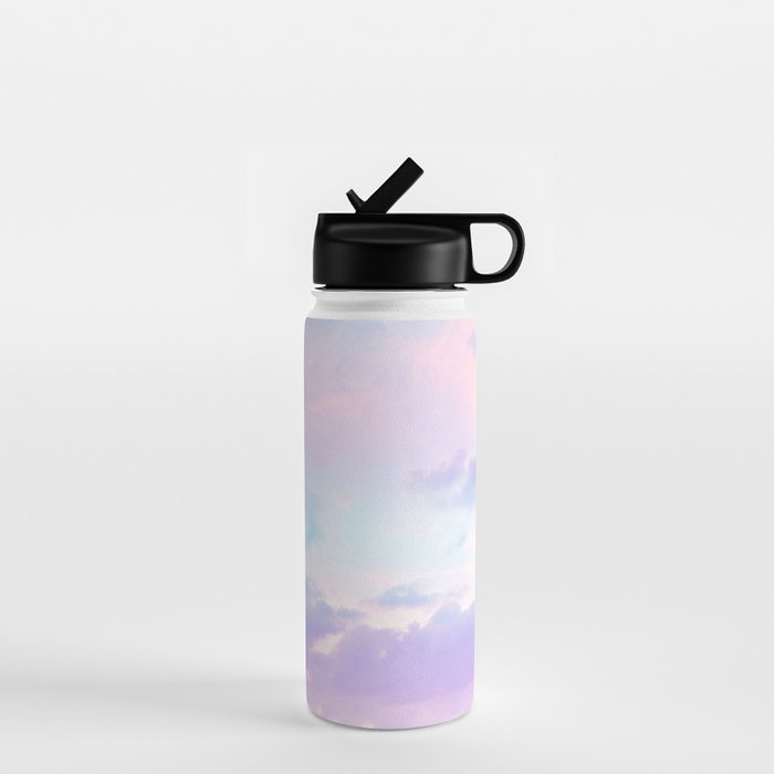 Unicorn Pastel Clouds #1 #decor #art #society6 Water Bottle Gallery Image 1