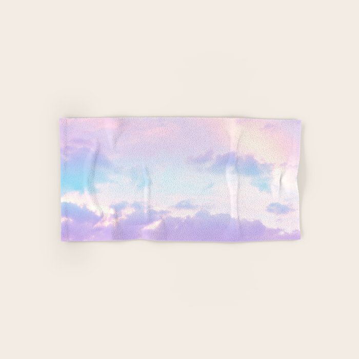 Unicorn Pastel Clouds #1 #decor #art #society6 Bath Towel Gallery Image 1