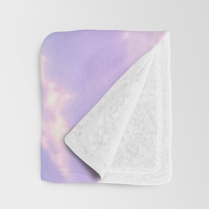 Unicorn Pastel Clouds #1 #decor #art #society6 Throw Blanket Gallery Image 3