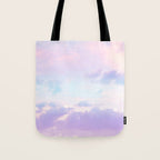 Unicorn Pastel Clouds #1 #decor #art #society6 Tote Bag Gallery Image 1