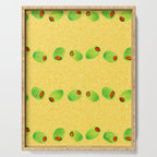 Olive Snack in Green & Yellow Serving Tray Gallery Image 1
