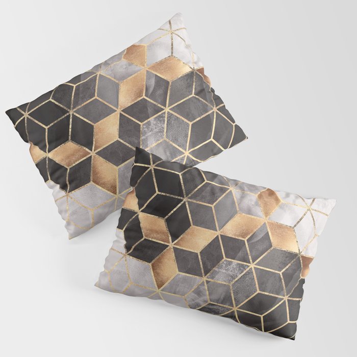 Smoky Cubes Pillow Sham Gallery Image 3