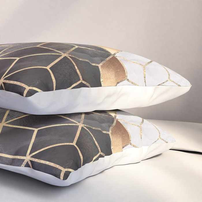 Smoky Cubes Pillow Sham Gallery Image 3