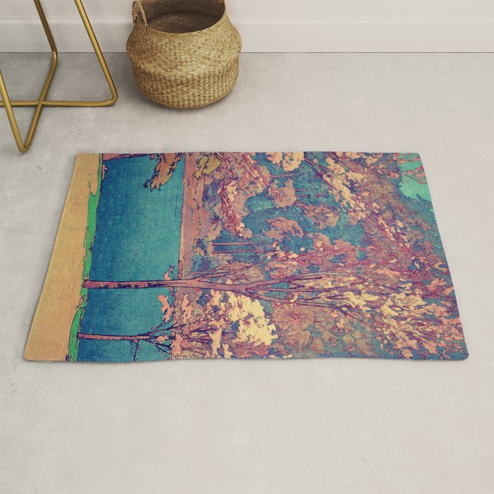 Birth of a Season - Nature Landscape Rug Gallery Image 1