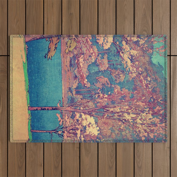 Birth of a Season - Nature Landscape Outdoor Rug Gallery Image 1