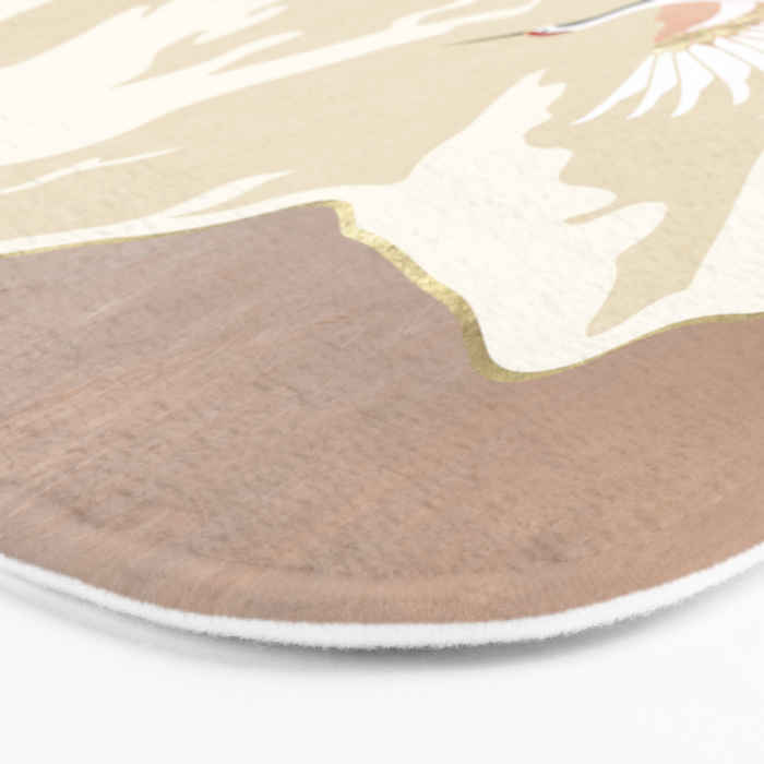 Sugar Mountain Crane Bath Mat Gallery Image 3