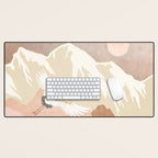 Sugar Mountain Crane Desk Mat Gallery Image 1