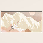 Sugar Mountain Crane Desk Mat Gallery Image 3