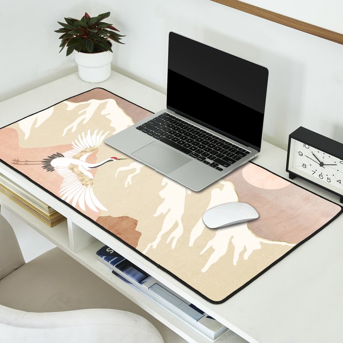 Sugar Mountain Crane Desk Mat Gallery Image 2