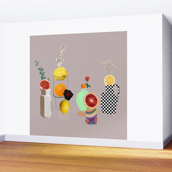 Still Life // Fruits & Flowers Wall Mural Gallery Image 2