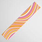 Wavy Stripes XXV - Pink Orange Yellow Table Runner Gallery Image 3