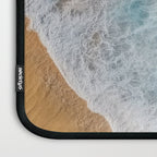 Turquoise Tides - Aerial View of Ocean Waves and Shore Laptop Sleeve Gallery Image 3