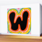 Rainbow W Wall Mural Gallery Image 2