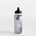 Picking Blackberries - Teal Indigo Lavender Abstract Wall Art, Feminine Painting Print, Modern Art Water Bottle Gallery Image 3